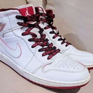 Jordan Retro 1 "White Gym Red" size 9.5